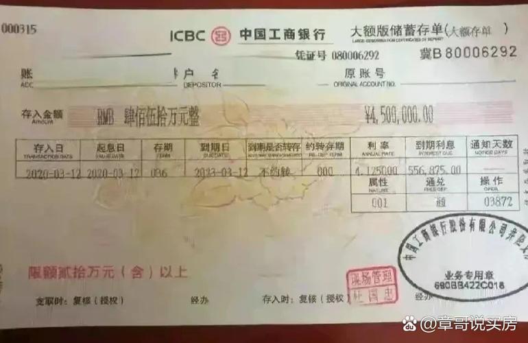 大额存单有密码吗?缩略图