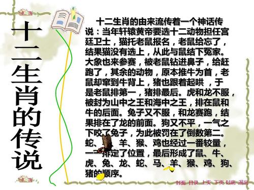 生肖传说