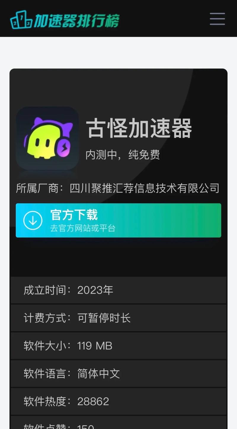 古怪加速器最新版本更新内容分享链接缩略图