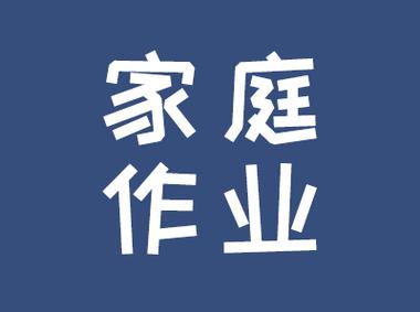 家庭作业
