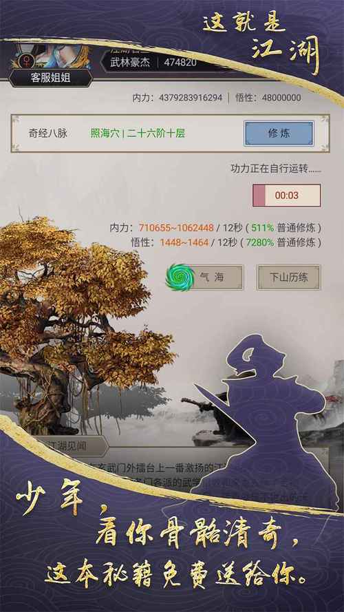 这就是江湖内置修改器游戏截图