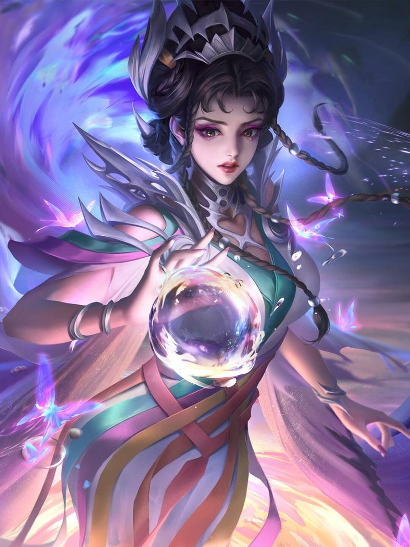 芈月白晶晶皮肤美化包游戏截图