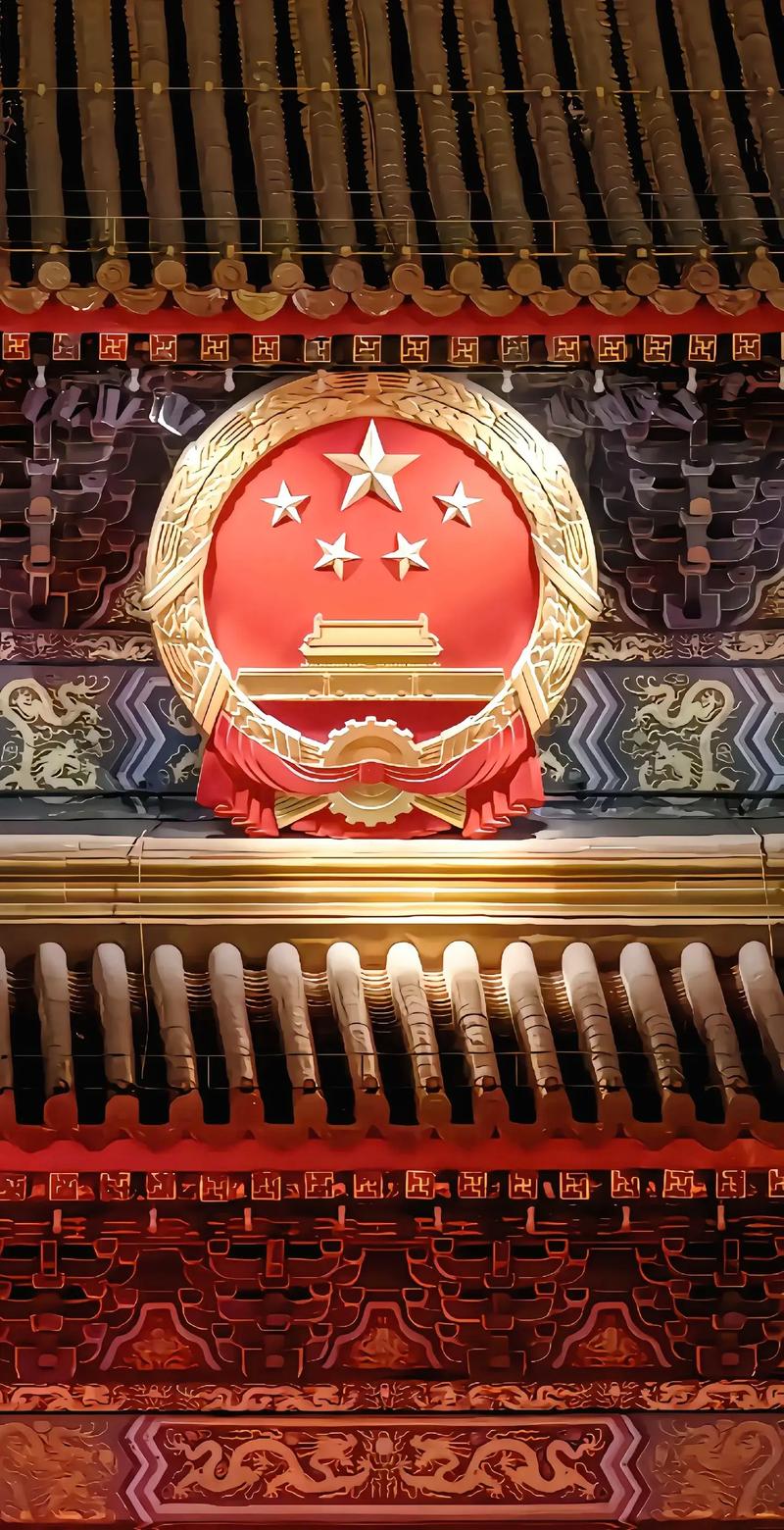 华为国徽息屏图片壁纸高清分享游戏截图