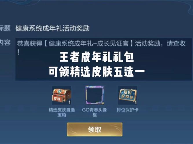 王者荣耀领取皮肤礼包游戏截图