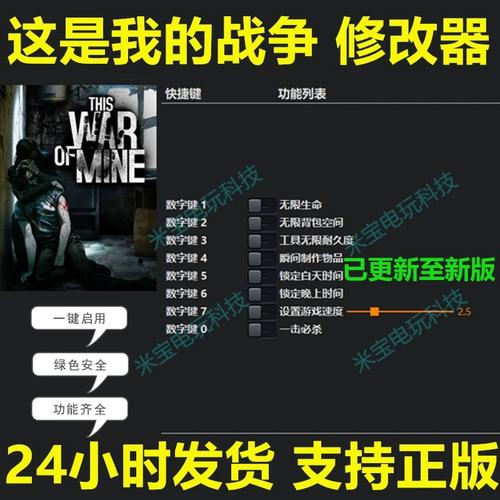 这是我的战争无限背包修改器游戏截图