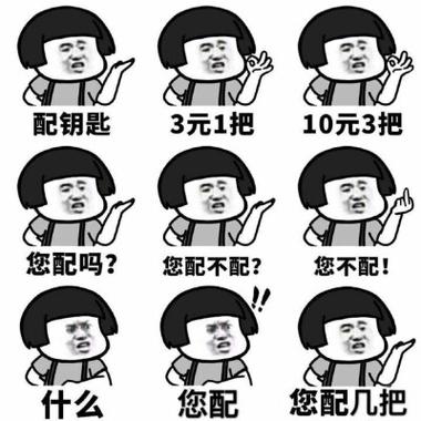 我是配钥匙的说你不配就是不配表情包游戏截图