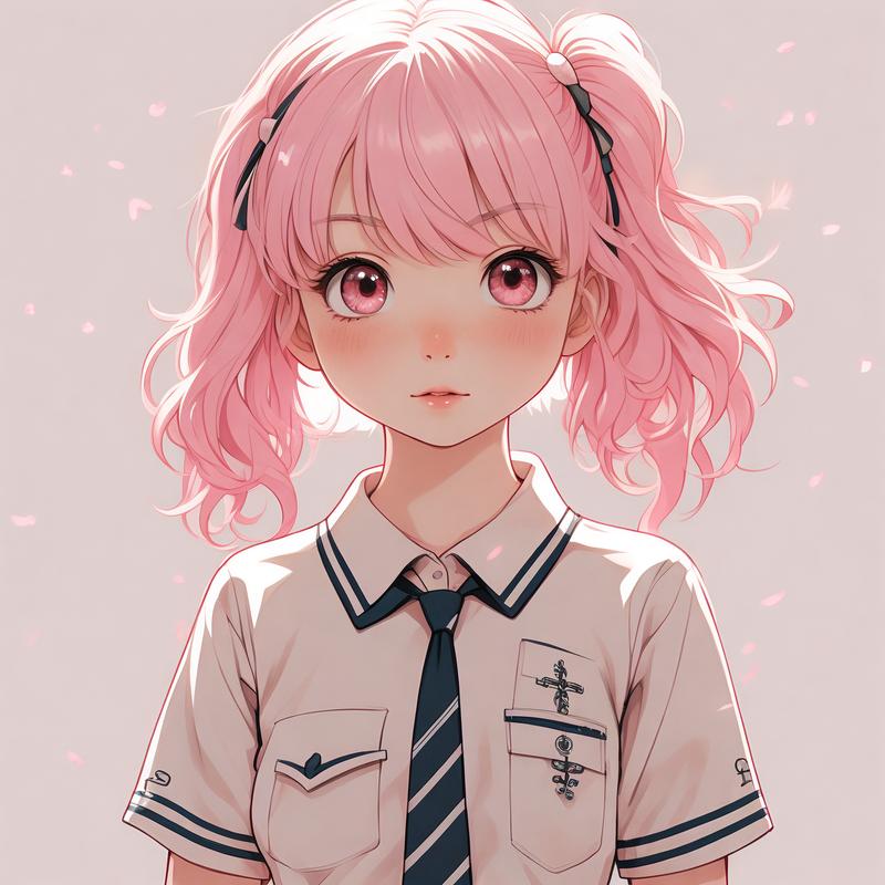 JK漫画粉色头发版游戏截图