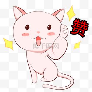 小猫点赞