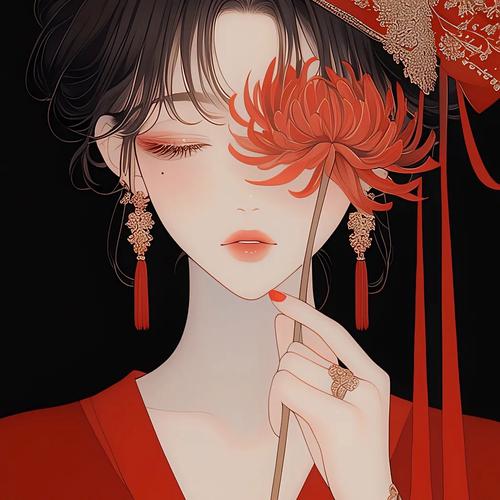 抖音彼岸花闺蜜头像