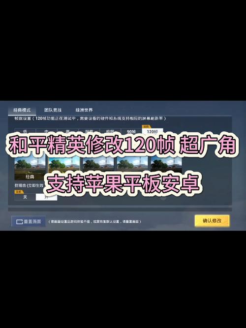 120帧超高清和平精英修改器游戏截图