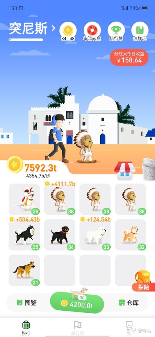 旅行世界欧洲犬图标