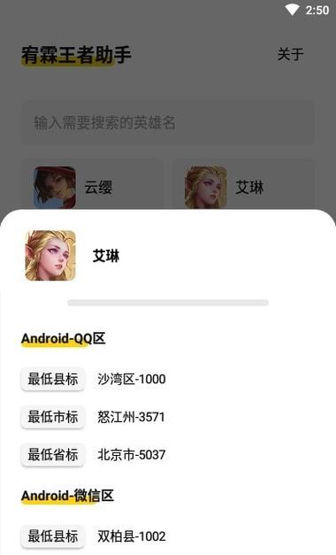 宥霖王者助手游戏截图