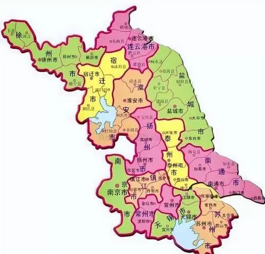 江苏省地图高清版大图下载缩略图
