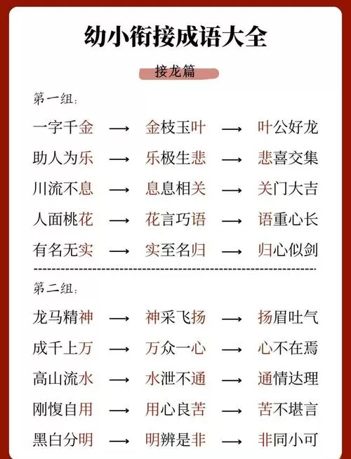 成语接龙怎么玩的详细规则