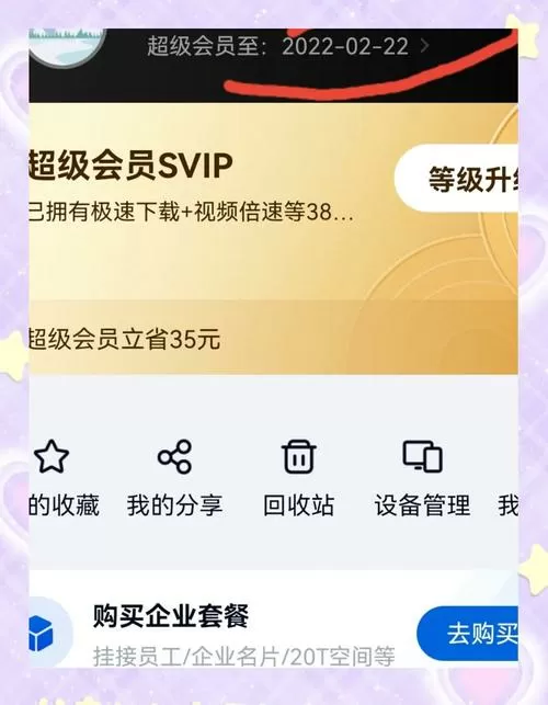 百度网盘怎么解除连续包月图标