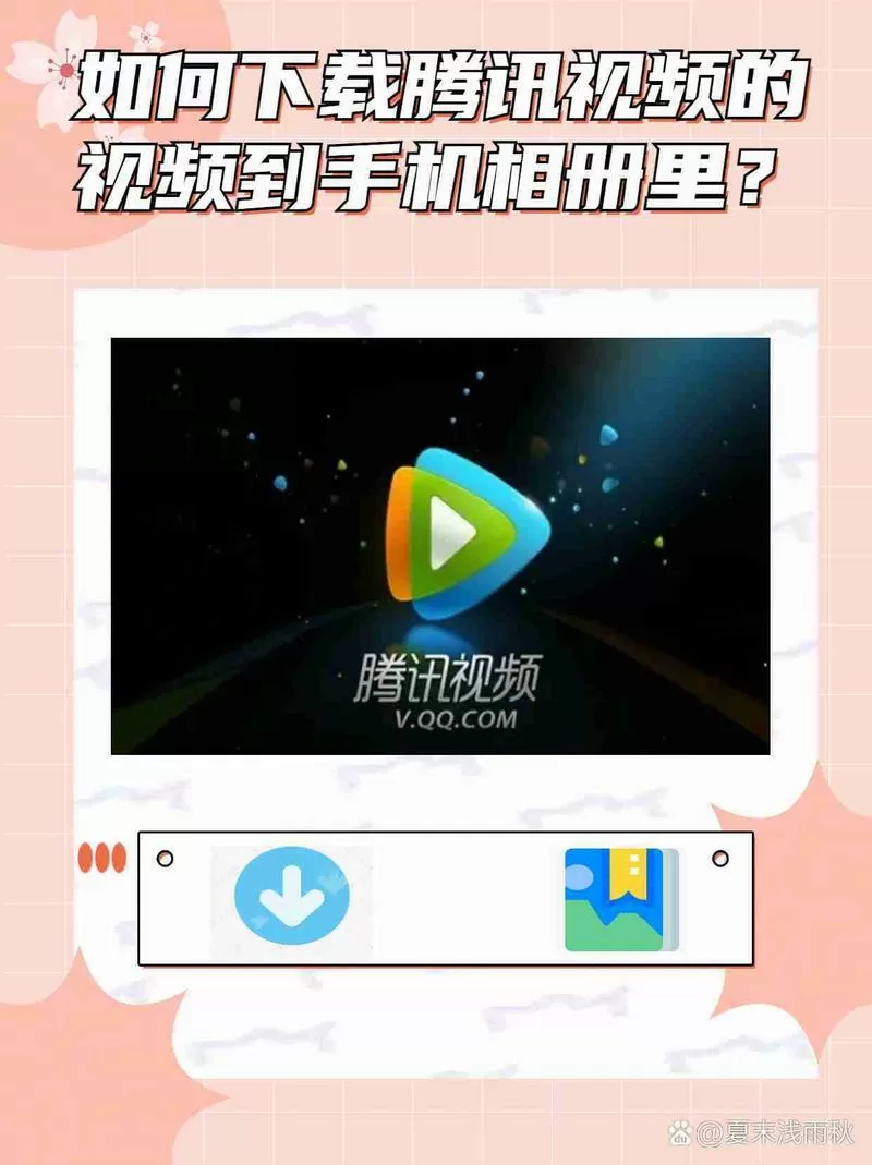 腾讯视频缓存怎么导入相册缩略图