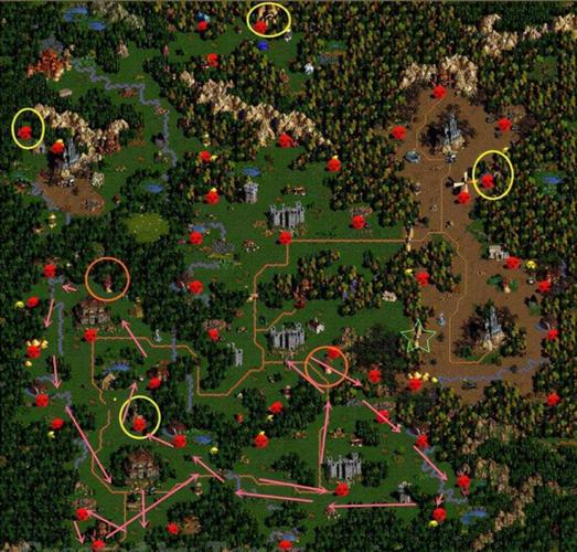 英雄无敌3宝物最多的地图