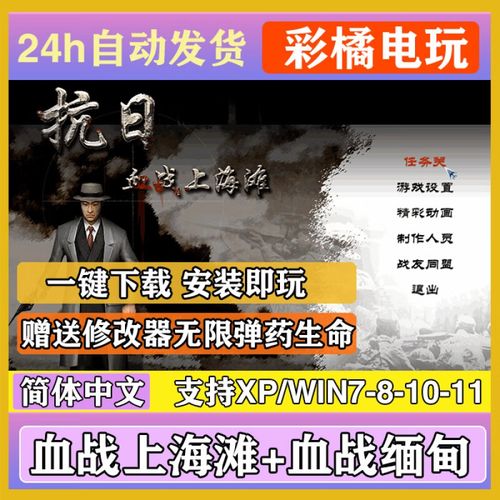 抗日血战上海滩电脑版安装包游戏截图