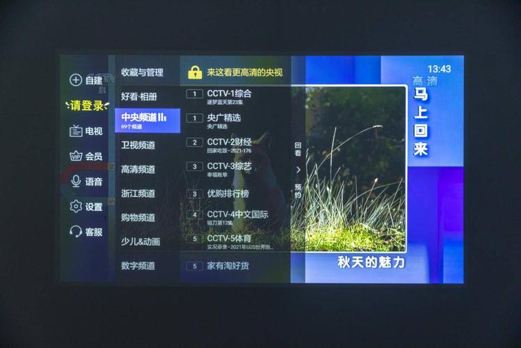 投影仪免费看CCTV直播白色版游戏截图