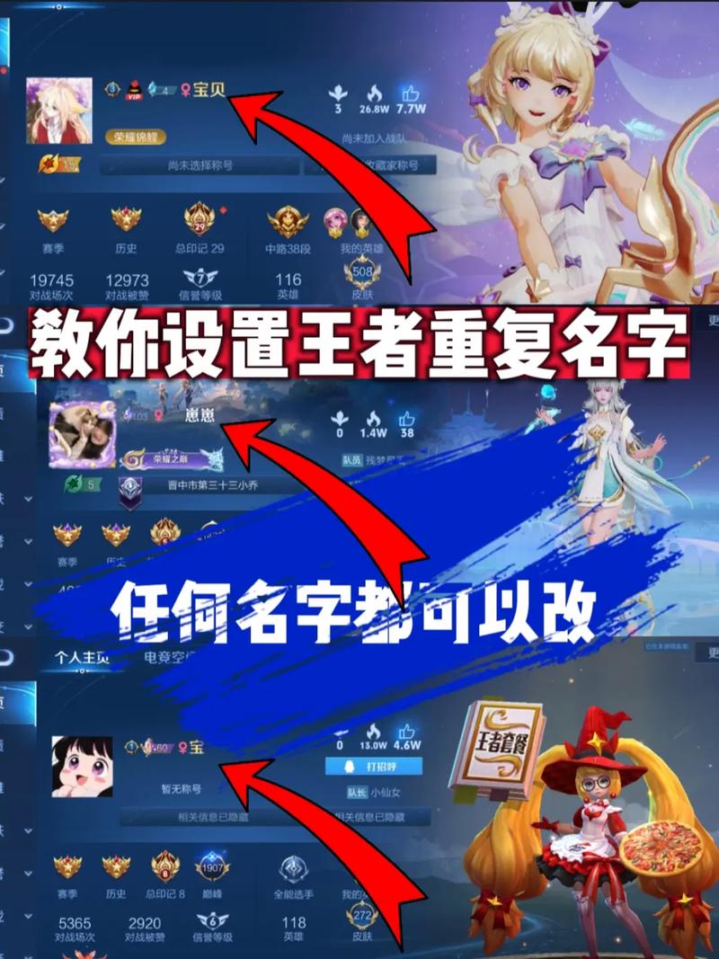 王者荣耀改重复名永久vip游戏截图