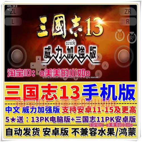 三国志13威力加强版破解（图文）游戏截图