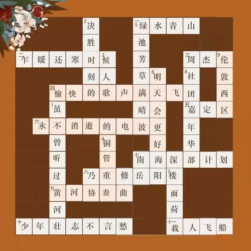 四字成语填字闯关游戏
