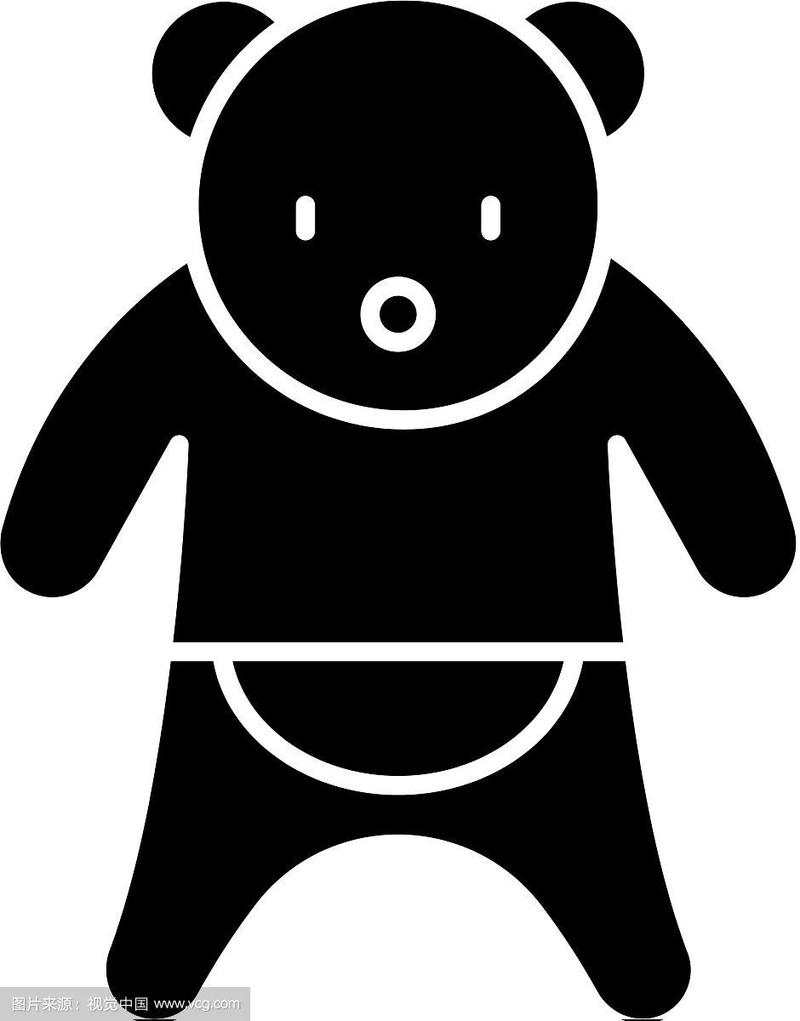 黑色的熊玩偶缩略图