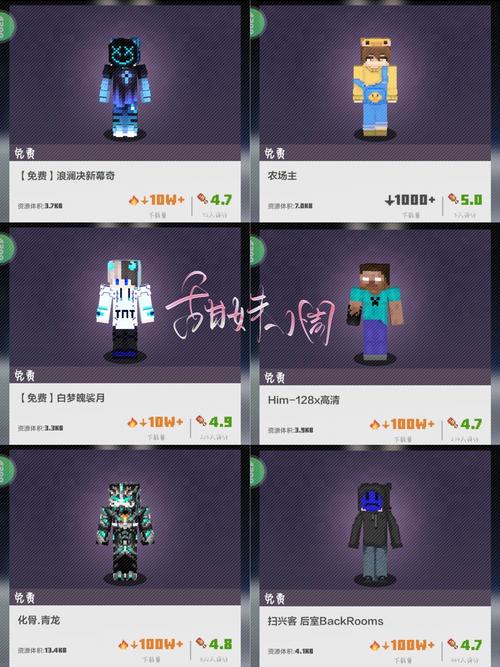 我的世界4D皮肤资源手机版