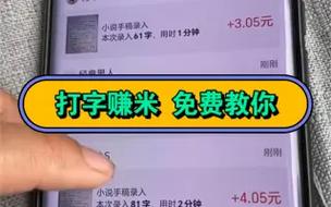 打字录入最新版本赚米