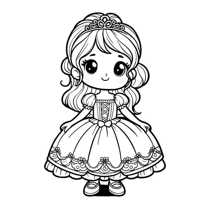 小公主 画法