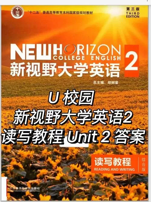 新视野大学英语2读写教程电子课本图标