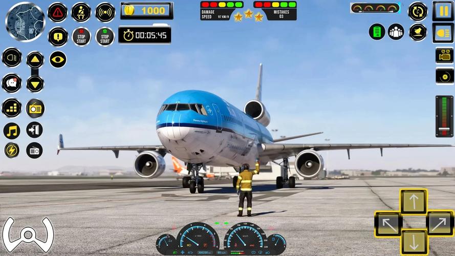 空中飞行模拟器3d过关游戏截图