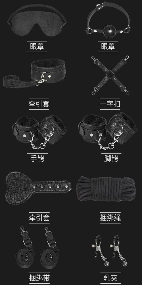 口球手铐脚铐十字扣图标