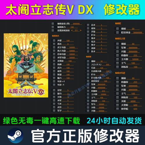 太阁立志传5内存修改器