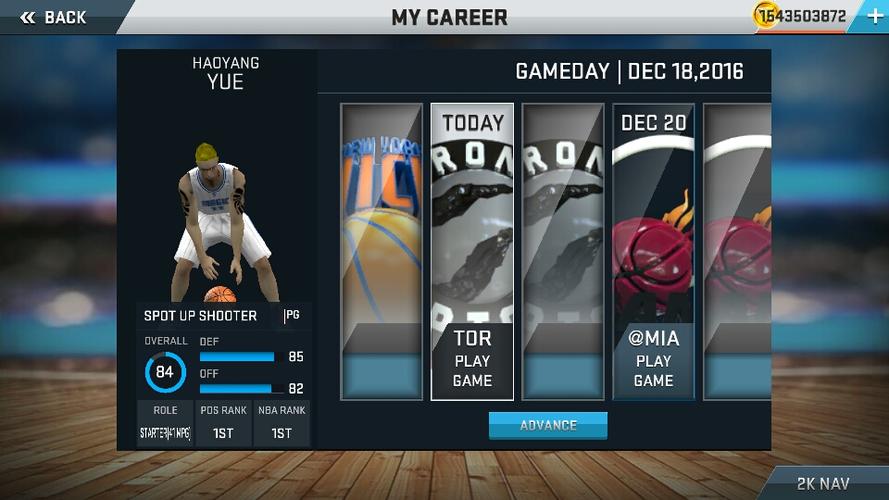 nba2k17手机中文版下载轻量版游戏截图