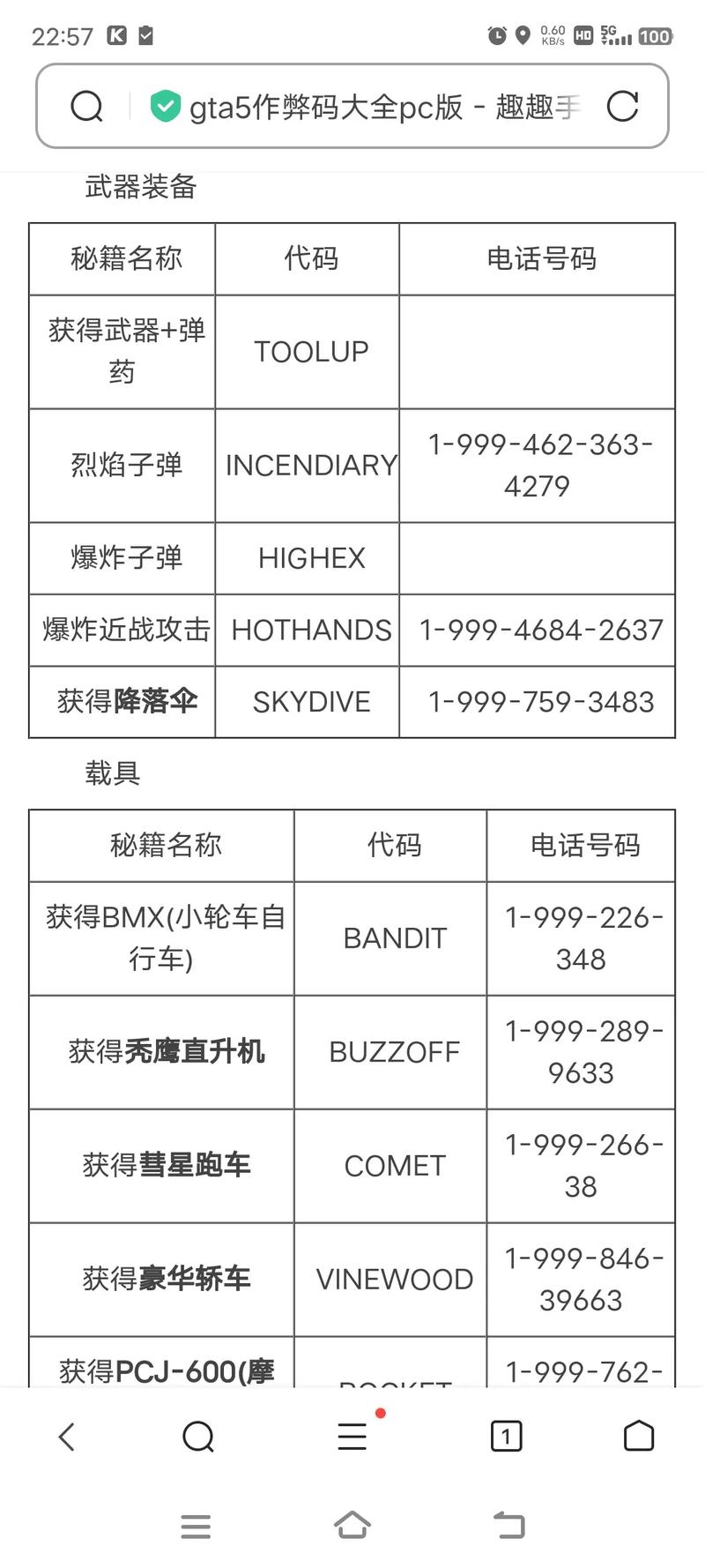 侠盗猎车手5秘籍大全代码侠盗猎车手5缩略图
