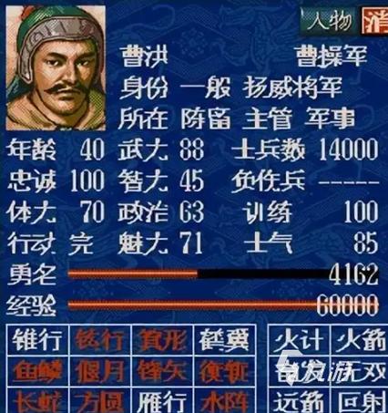三国志5人物技能