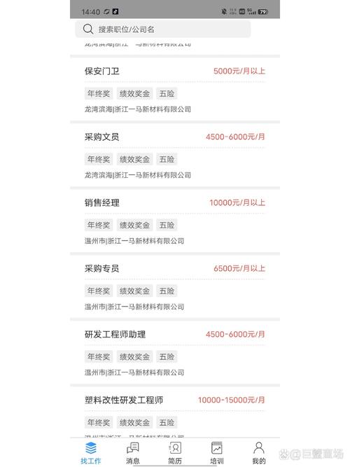 温州人力资源网招聘信息
