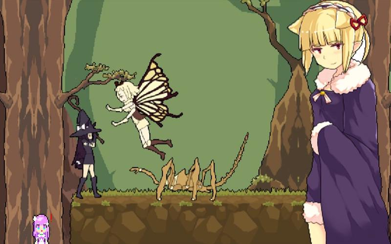 ACT像素超级魔物娘森林游戏截图