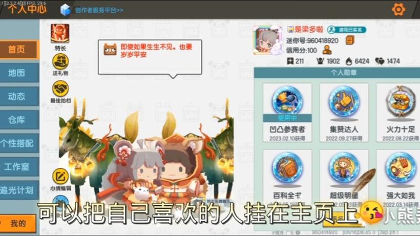 迷你世界挂双人主页游戏截图