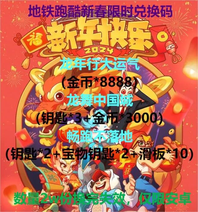 地铁跑酷国服左灯版本兑换码游戏截图