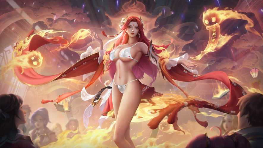 王者荣耀女英雄去布料无爱心缩略图