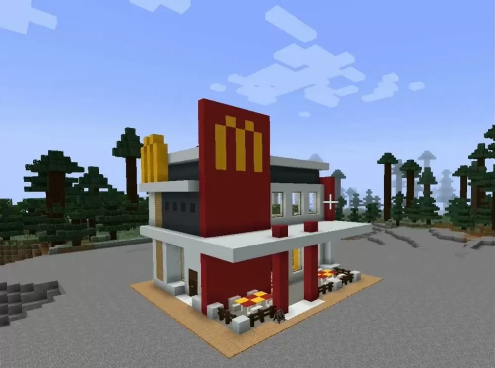 我的世界双层小别墅