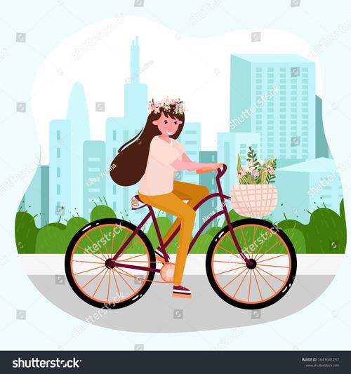 女生骑单车加速永久游戏截图