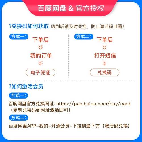 百度网盘会员激活码兑换光环加速版