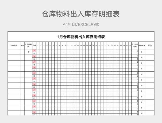 仓库明细表模板加速永久无限铜钱游戏截图