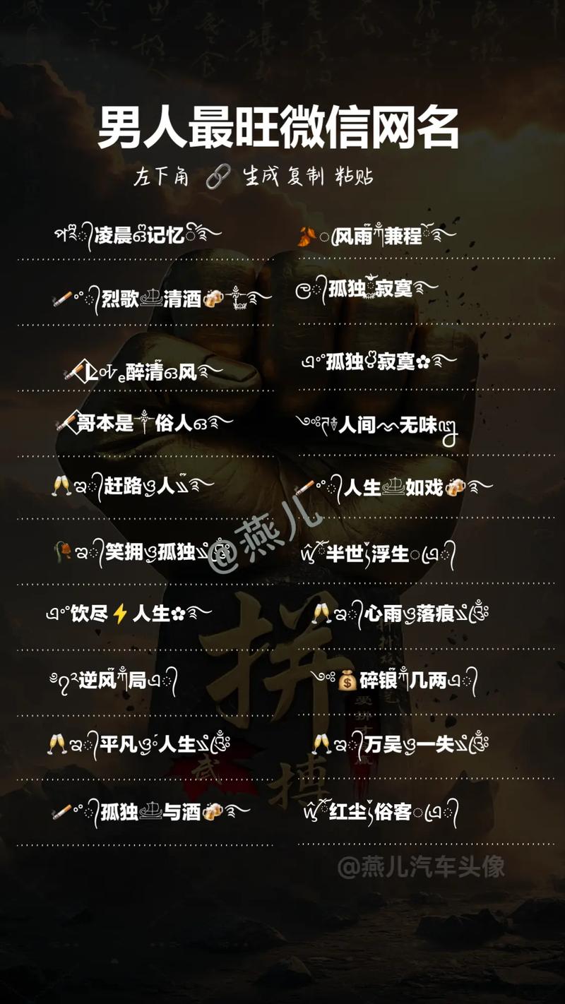 成功霸气的网名旧版