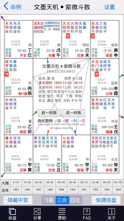文墨天机紫微排盘免费页面无弹窗游戏截图