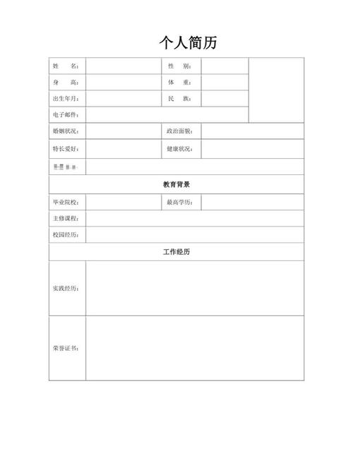 应届生个人简历模板免费无限制版缩略图