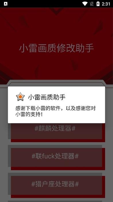 小雷吃鸡画质修改游戏截图